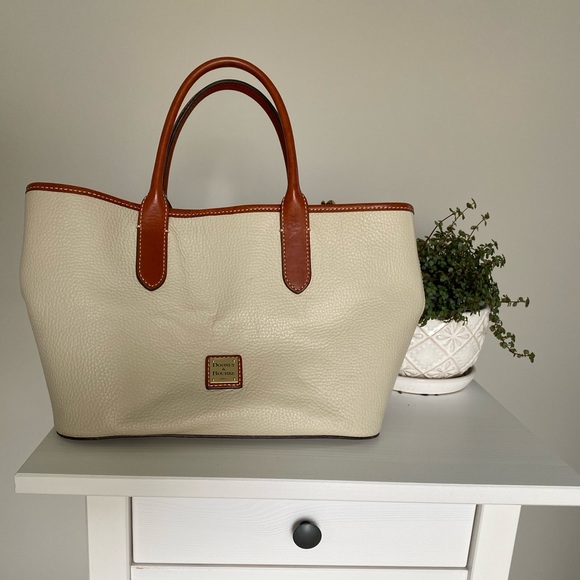 Dooney & Bourne Pebble Leather Handle Tote - Picture 1 of 6